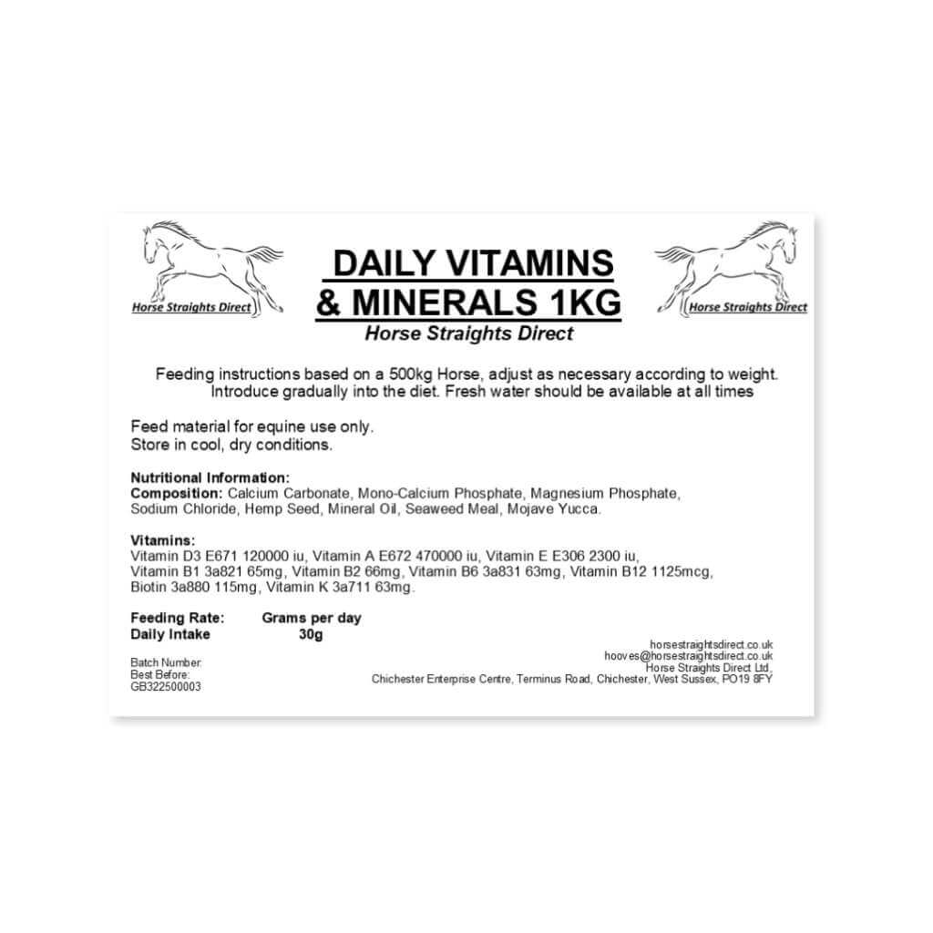 Daily Vitamins and Minerals