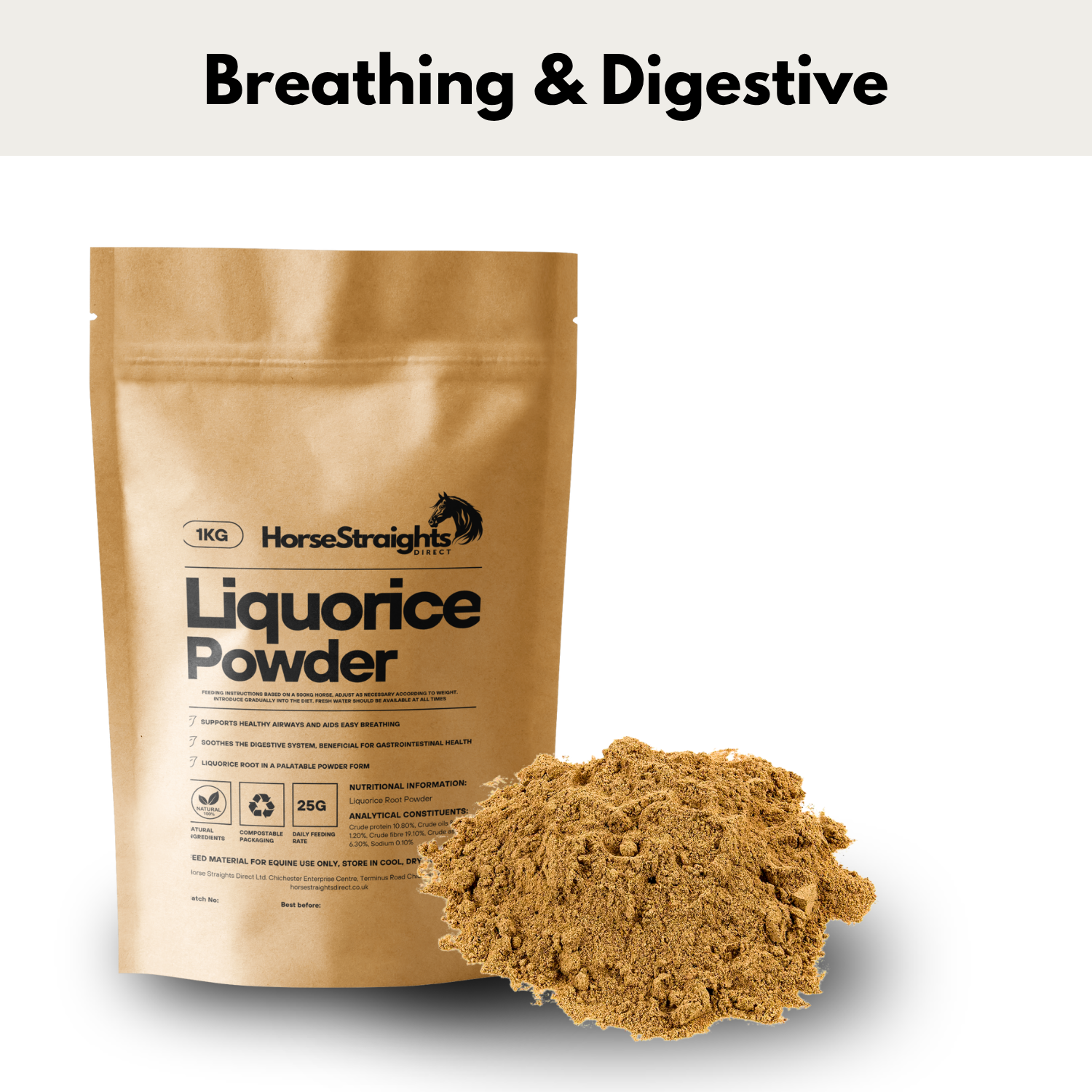 Liusource Powder Liquorice Powder – Horse Straights Direct