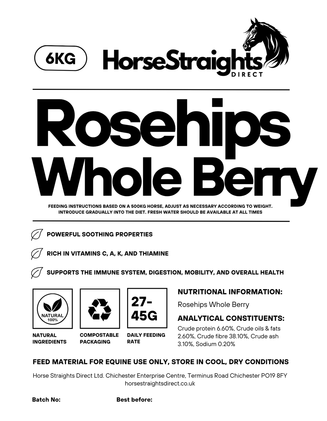 RoseHip Whole Berry