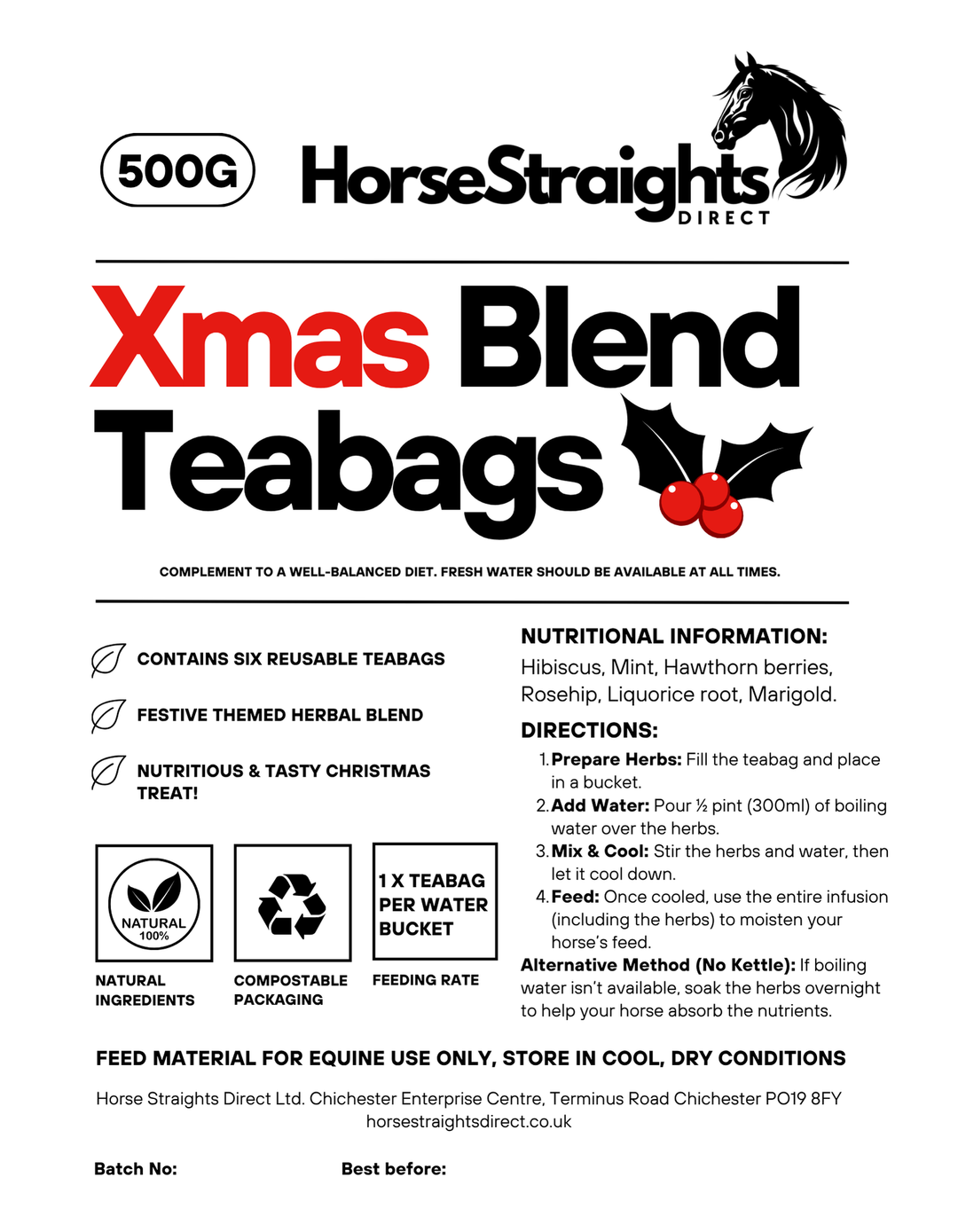 Xmas Blend Teabags 2026